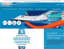 Tablet Screenshot of polishpowerboating.com